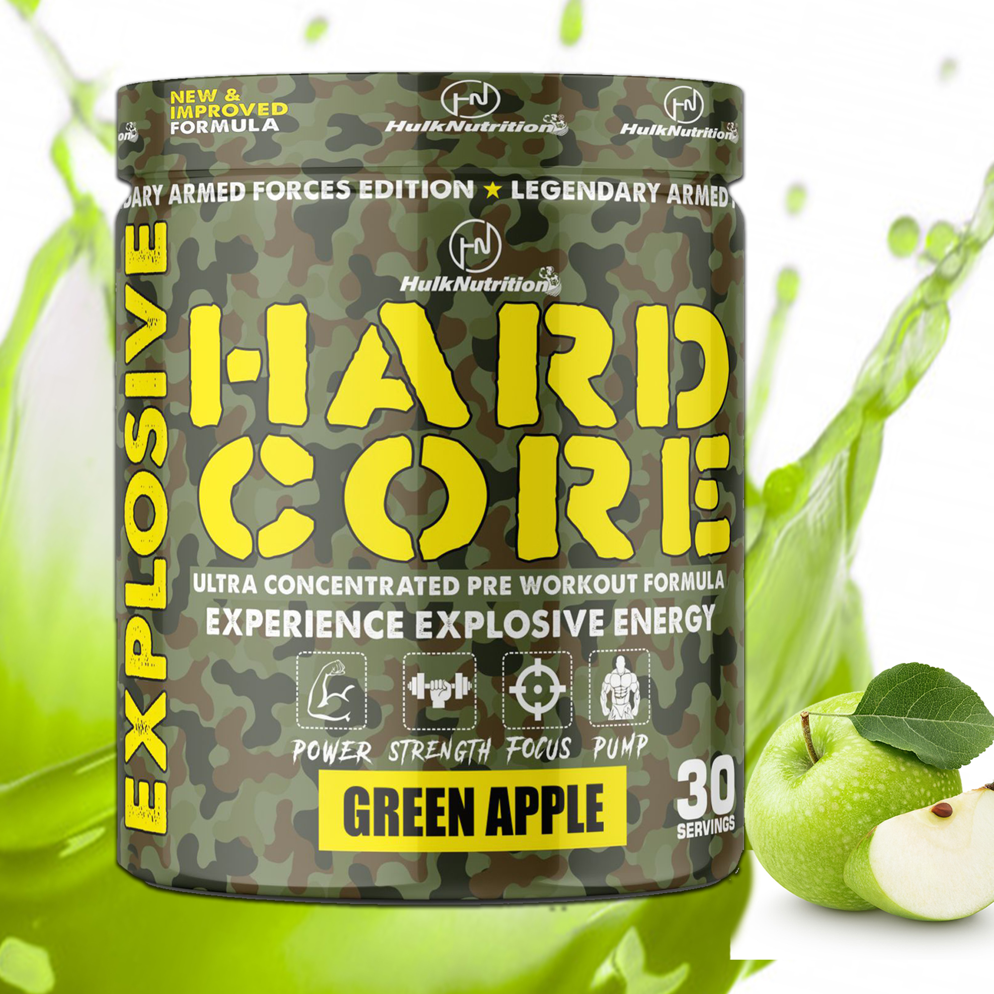 Pre Workout (Green Apple) Hulk Store