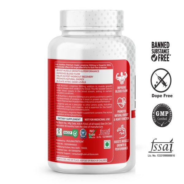 L- Arginine MB Big Muscle Hulk Nutrition Pre-workout