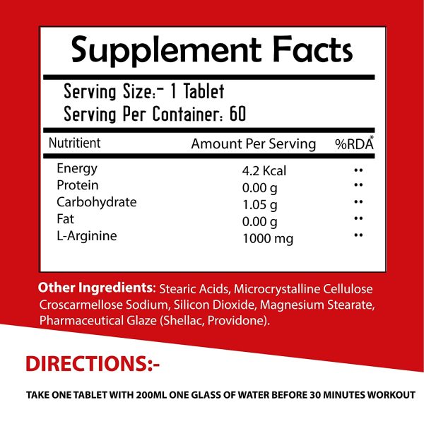 L- Arginine MB Big Muscle Hulk Nutrition Pre-workout
