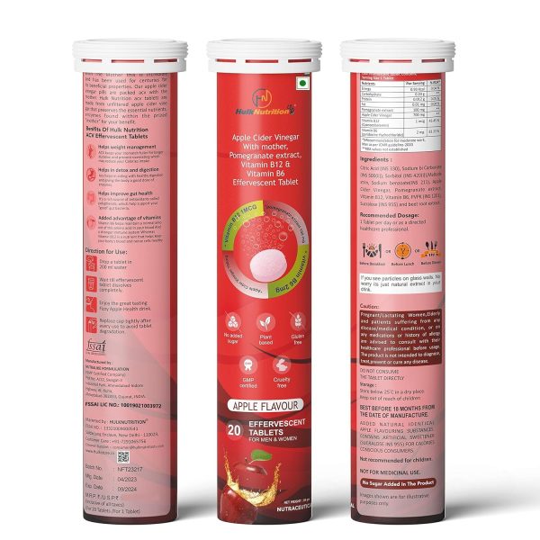 Apple cider Vinegar Weight loss tablets Pre Workout Bcaa Creatine