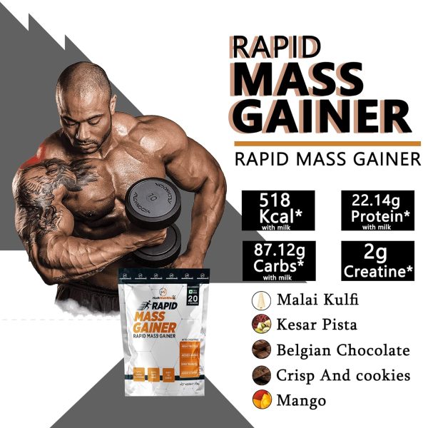 Rapid Mass & Weight Gainer [1 Kg / 2.2 lb] - Image 2