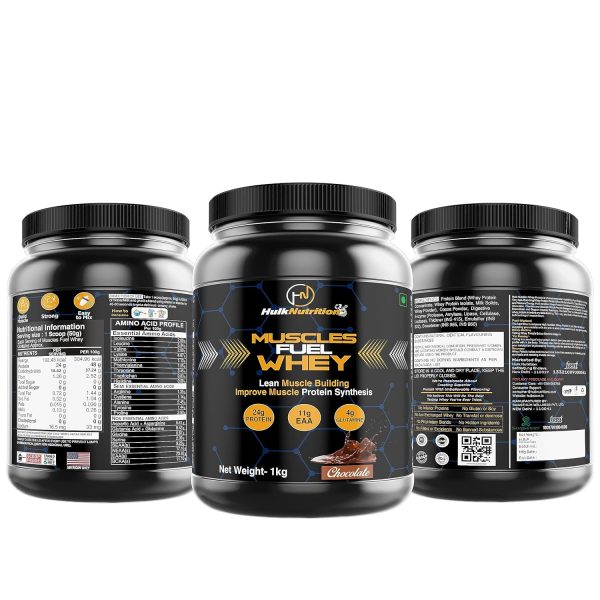 Muscles Fuel Whey Protein Powder with T-Shirt - Image 3